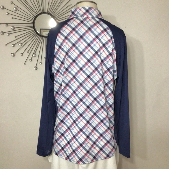 SanSoleil Long Sleeve UV Golf Top - Picture 12 of 13